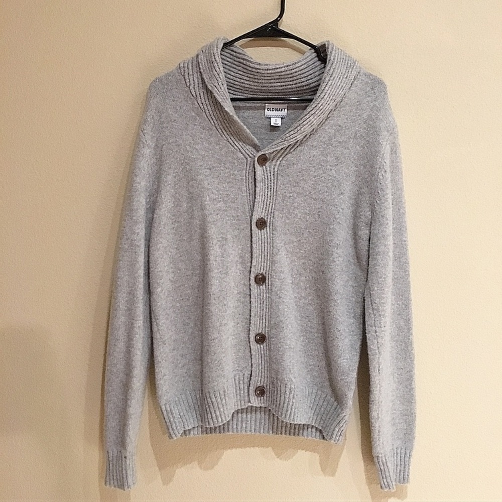 Old Navy Men Gray Sweater